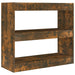 Bibliotecă/Separator cameră, stejar fumuriu, 80x30x72 cm, PAL - WALTI WALTI
