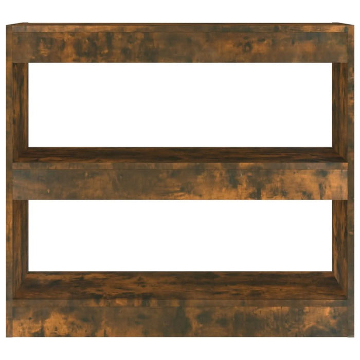 Bibliotecă/Separator cameră, stejar fumuriu, 80x30x72 cm, PAL - WALTI WALTI