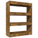 Bibliotecă/Separator cameră, stejar, 80x30x103cm, lemn compozit - WALTI WALTI