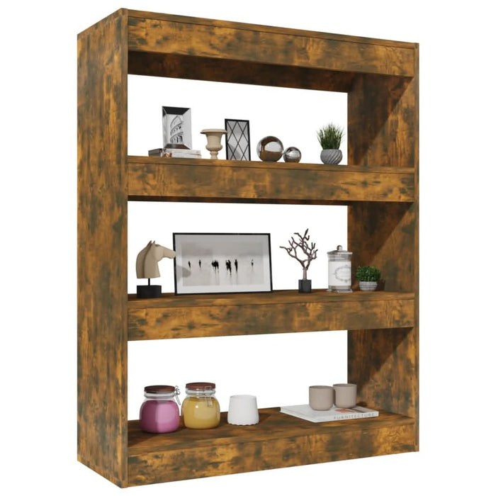 Bibliotecă/Separator cameră, stejar, 80x30x103cm, lemn compozit - WALTI WALTI