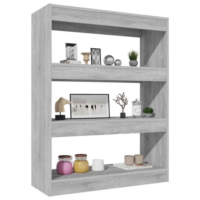 Bibliotecă/Separator de cameră stejar 80x30x103cm lemn compozit - WALTI WALTI