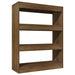 Bibliotecă/Separator cameră, stejar,  80x30x103cm lemn compozit - WALTI WALTI