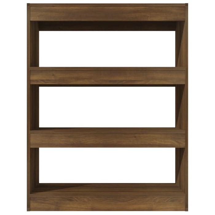 Bibliotecă/Separator cameră, stejar,  80x30x103cm lemn compozit - WALTI WALTI