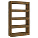 Bibliotecă/Separator cameră, stejar fumuriu, 80x30x135 cm PAL - WALTI WALTI