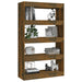 Bibliotecă/Separator cameră, stejar fumuriu, 80x30x135 cm PAL - WALTI WALTI