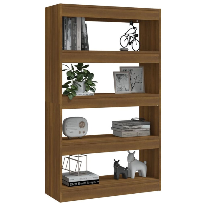 Bibliotecă/Separator cameră, stejar maro, 80x30x135 cm, PAL - WALTI WALTI