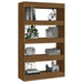 Bibliotecă/Separator cameră, stejar maro, 80x30x135 cm, PAL - WALTI WALTI