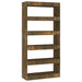 Bibliotecă/Separator cameră, stejar fumuriu, 80x30x166 cm, PAL - WALTI WALTI