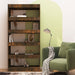Bibliotecă/Separator cameră, stejar fumuriu, 80x30x166 cm, PAL - WALTI WALTI