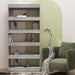 Bibliotecă/Separator cameră, gri sonoma, 80x30x166 cm, PAL - WALTI WALTI
