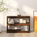 Bibliotecă/Separator cameră, stejar fumuriu, 100x30x72 cm - WALTI WALTI