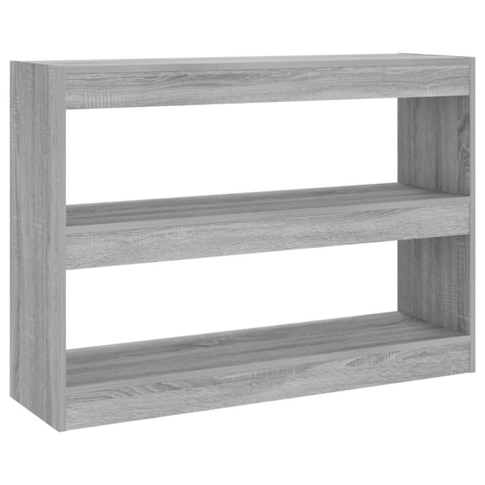 Bibliotecă/Separator cameră, gri sonoma, 100x30x72 cm - WALTI WALTI