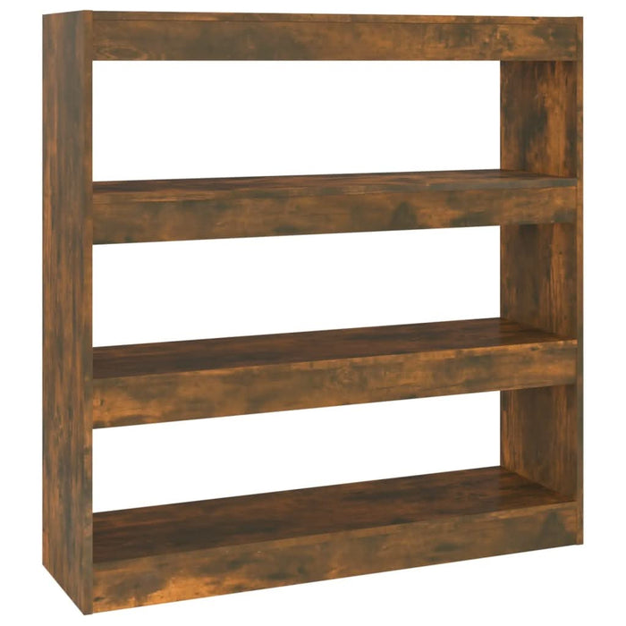 Bibliotecă/Separator cameră, stejar fumuriu, 100x30x103 cm - WALTI WALTI