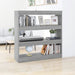 Bibliotecă/Separator cameră, gri sonoma, 100x30x103 cm - WALTI WALTI