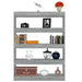 Bibliotecă/Separator cameră, gri sonoma, 100x30x135 cm - WALTI WALTI