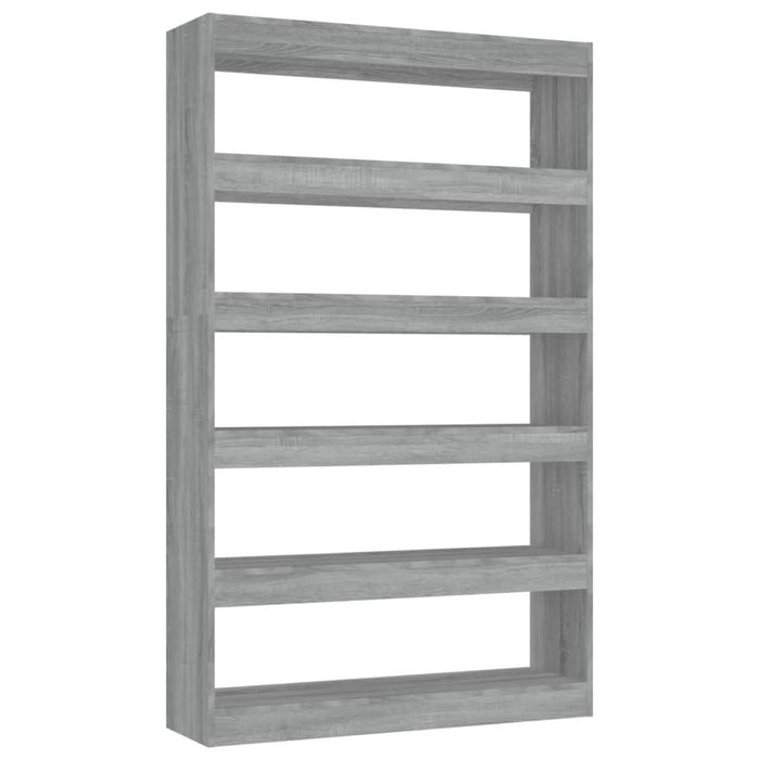 Bibliotecă/Separator cameră, gri sonoma, 100x30x166 cm - WALTI WALTI