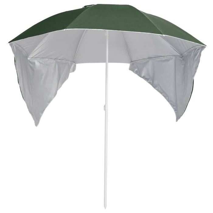 Umbrelă de plajă cu pereți laterali verde 215 cm - WALTI WALTI