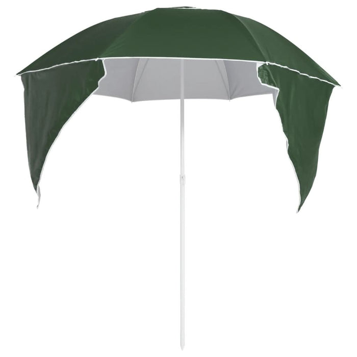 Umbrelă de plajă cu pereți laterali verde 215 cm - WALTI WALTI