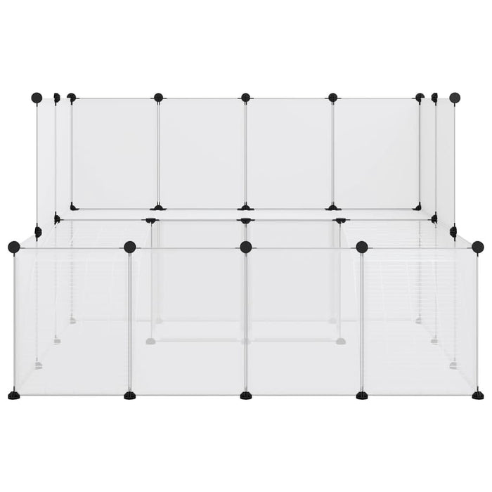 Cușcă pentru animale mici transparent 143x107x93 cm PP și oțel - WALTI WALTI