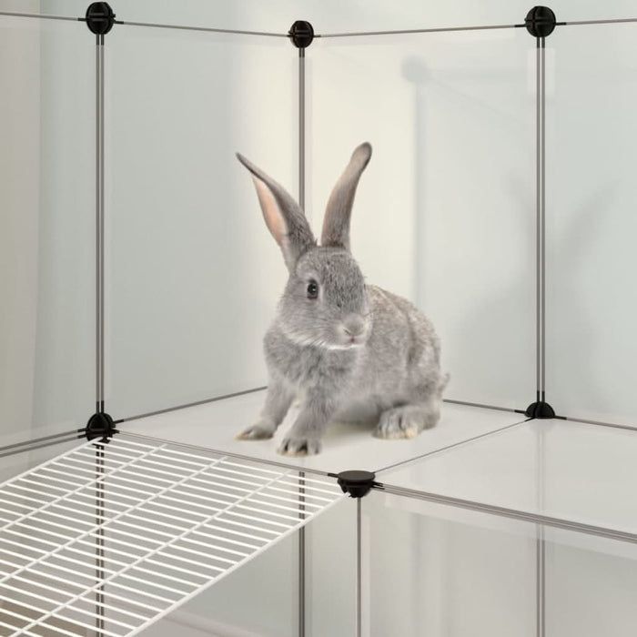 Cușcă pentru animale mici transparent 143x107x93 cm PP și oțel - WALTI WALTI