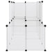 Cușcă pentru animale mici transparent 142x74x93 cm PP și oțel - WALTI WALTI