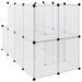 Cușcă pentru animale mici transparent 142x74x93 cm PP și oțel - WALTI WALTI