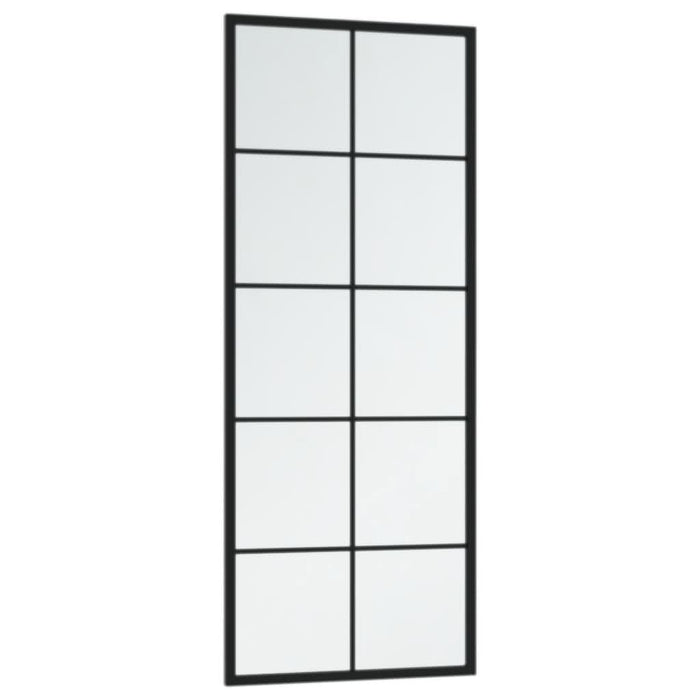 Oglindă de perete, negru, 100x40 cm, metal - WALTI WALTI