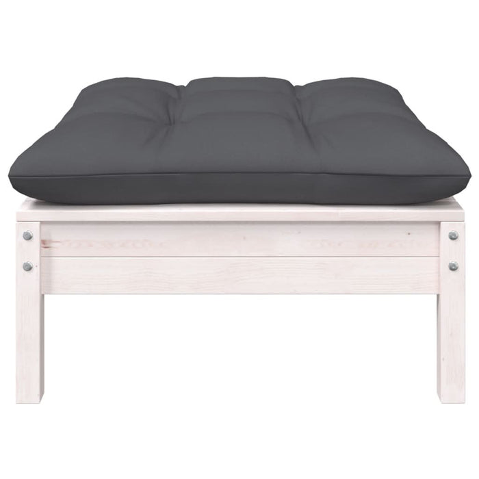 Set mobilier de grădină cu perne, 9 piese, lemn masiv de pin - WALTI WALTI