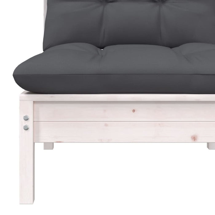 Set mobilier grădină cu perne, 5 piese, lemn masiv de pin - WALTI WALTI