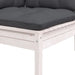 Set mobilier de grădină cu perne, 6 piese, lemn masiv de pin - WALTI WALTI
