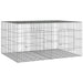 Cușcă pentru iepuri, 2 panouri, 110x79x54 cm, fier galvanizat - WALTI WALTI