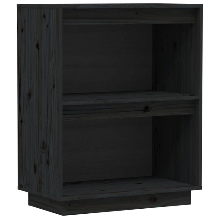 Dulap consolă, negru, 60x34x75 cm, lemn masiv de pin - WALTI WALTI