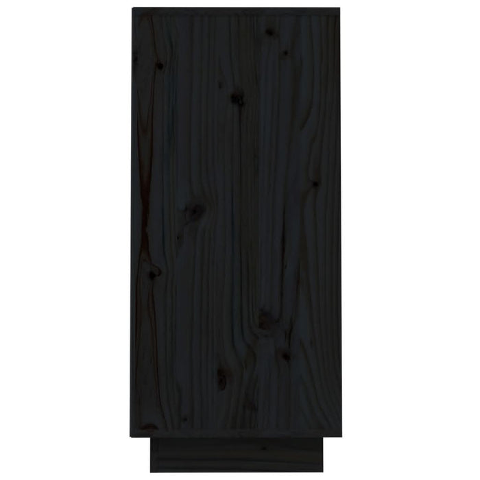 Dulap consolă, negru, 60x34x75 cm, lemn masiv de pin - WALTI WALTI