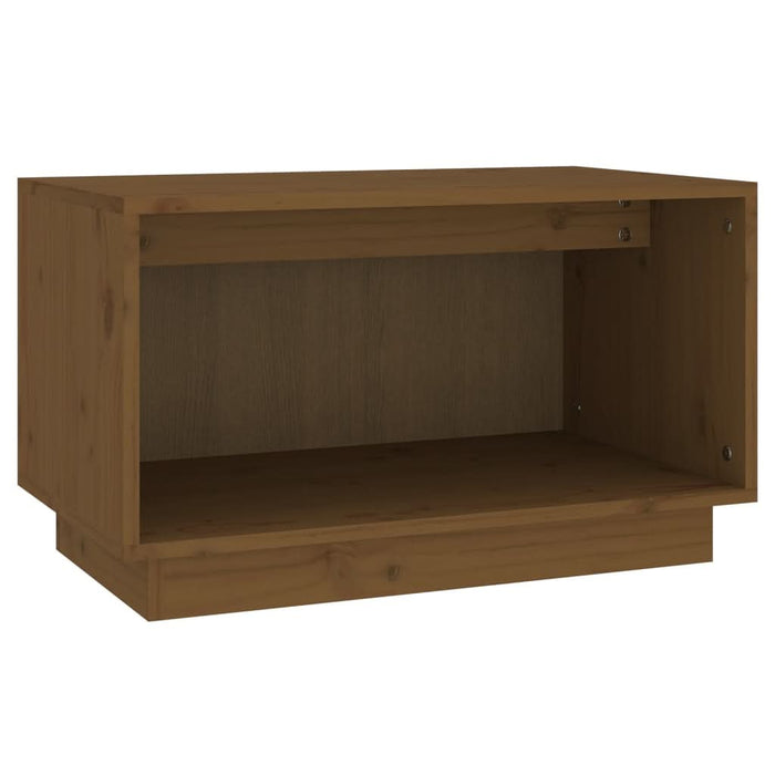 Comodă TV, maro miere, 60x35x35 cm, lemn masiv de pin - WALTI WALTI