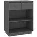 Dulap consolă, gri, 60x34x75 cm, lemn masiv de pin - WALTI WALTI