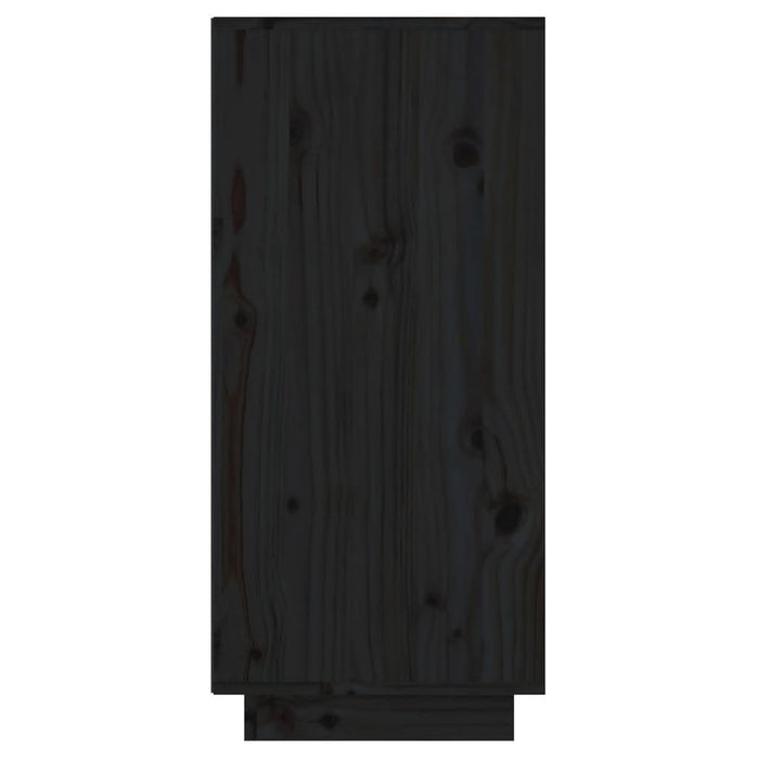 Dulap consolă, negru, 60x34x75 cm, lemn masiv de pin - WALTI WALTI