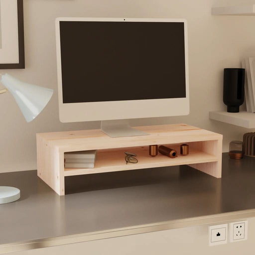Stand pentru monitor, 50x24x13 cm, lemn masiv de pin - WALTI WALTI