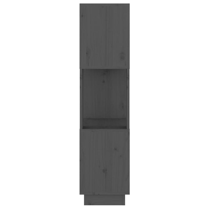 Bibliotecă/Separator cameră, gri, 51x25x101 cm lemn masiv pin - WALTI WALTI