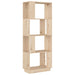 Bibliotecă/Separator cameră, 51x25x132 cm lemn masiv pin - WALTI WALTI