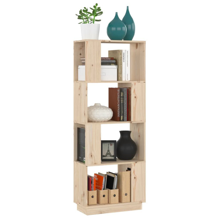 Bibliotecă/Separator cameră, 51x25x132 cm lemn masiv pin - WALTI WALTI