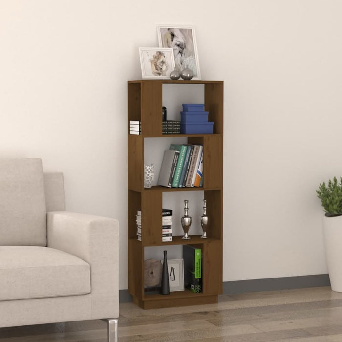 Bibliotecă/Separator cameră maro miere 51x25x132 cm lemn pin - WALTI WALTI