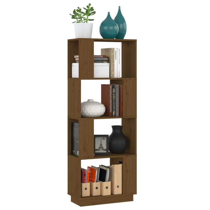 Bibliotecă/Separator cameră maro miere 51x25x132 cm lemn pin - WALTI WALTI