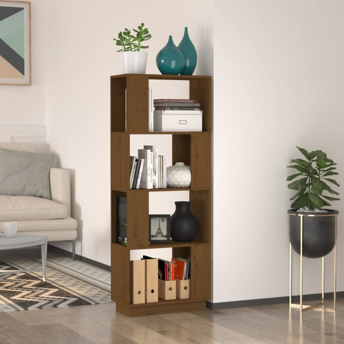 Bibliotecă/Separator cameră maro miere 51x25x132 cm lemn pin - WALTI WALTI