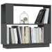 Bibliotecă/Separator cameră, gri, 80x25x70 cm lemn masiv pin - WALTI WALTI