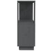 Bibliotecă/Separator cameră, gri, 80x25x70 cm lemn masiv pin - WALTI WALTI
