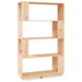 Bibliotecă/Separator cameră, 80x25x132 cm lemn masiv pin - WALTI WALTI