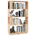 Bibliotecă/Separator cameră, 80x25x132 cm lemn masiv pin - WALTI WALTI