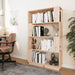 Bibliotecă/Separator cameră, 80x25x132 cm lemn masiv pin - WALTI WALTI