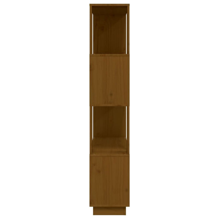 Bibliotecă/Separator cameră maro miere, 80x25x132 cm lemn pin - WALTI WALTI