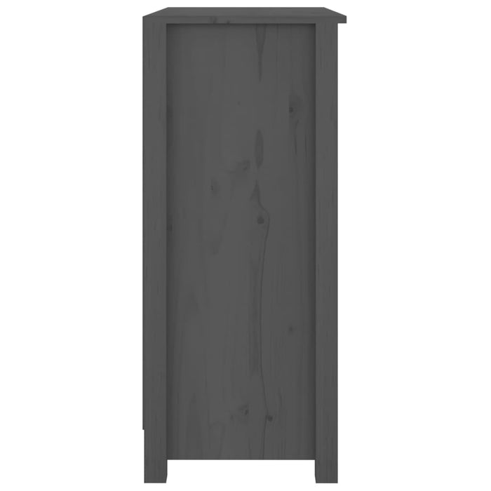 Servantă, gri, 70x35x80 cm, lemn masiv de pin - WALTI WALTI
